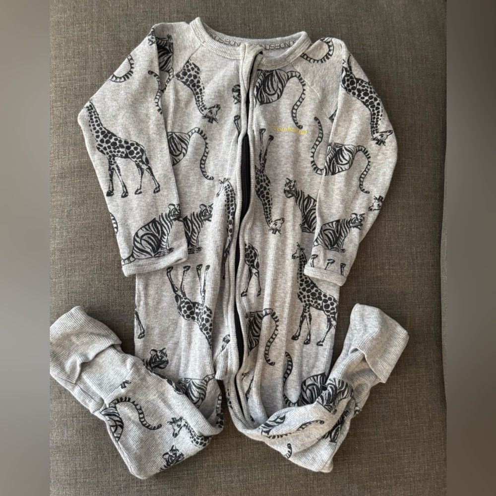 Convertible Zippy- Bonds | 2T | grey safari | guc